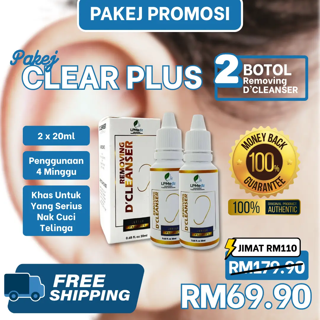 CLEAR PLUS - 2 BOTOL